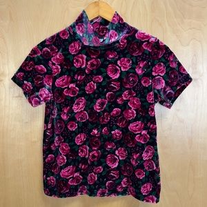 Talbot Kids Velour Vintage Top